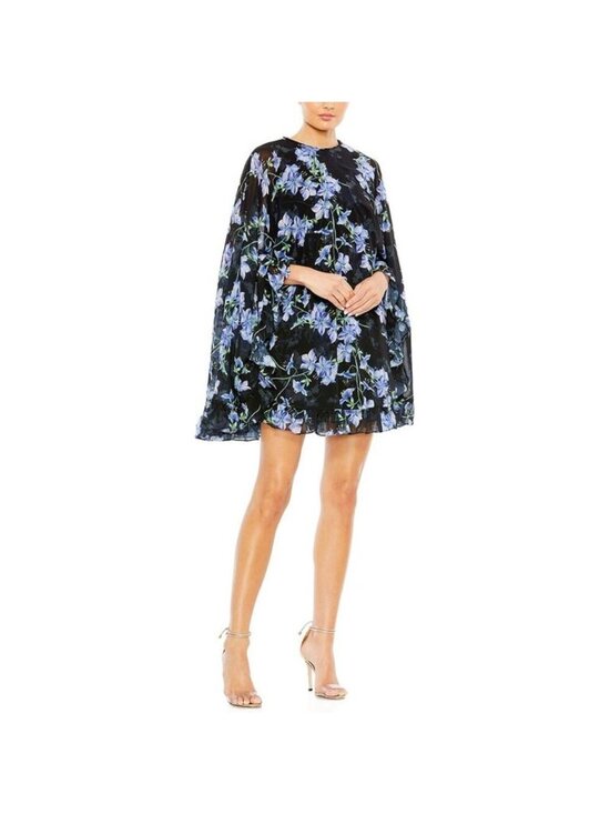 Ieena For Mac Duggal Dresses & Skirts - NWT Ieena for Mac Duggal 56028 High Neck Cape Mini Dress Size 2